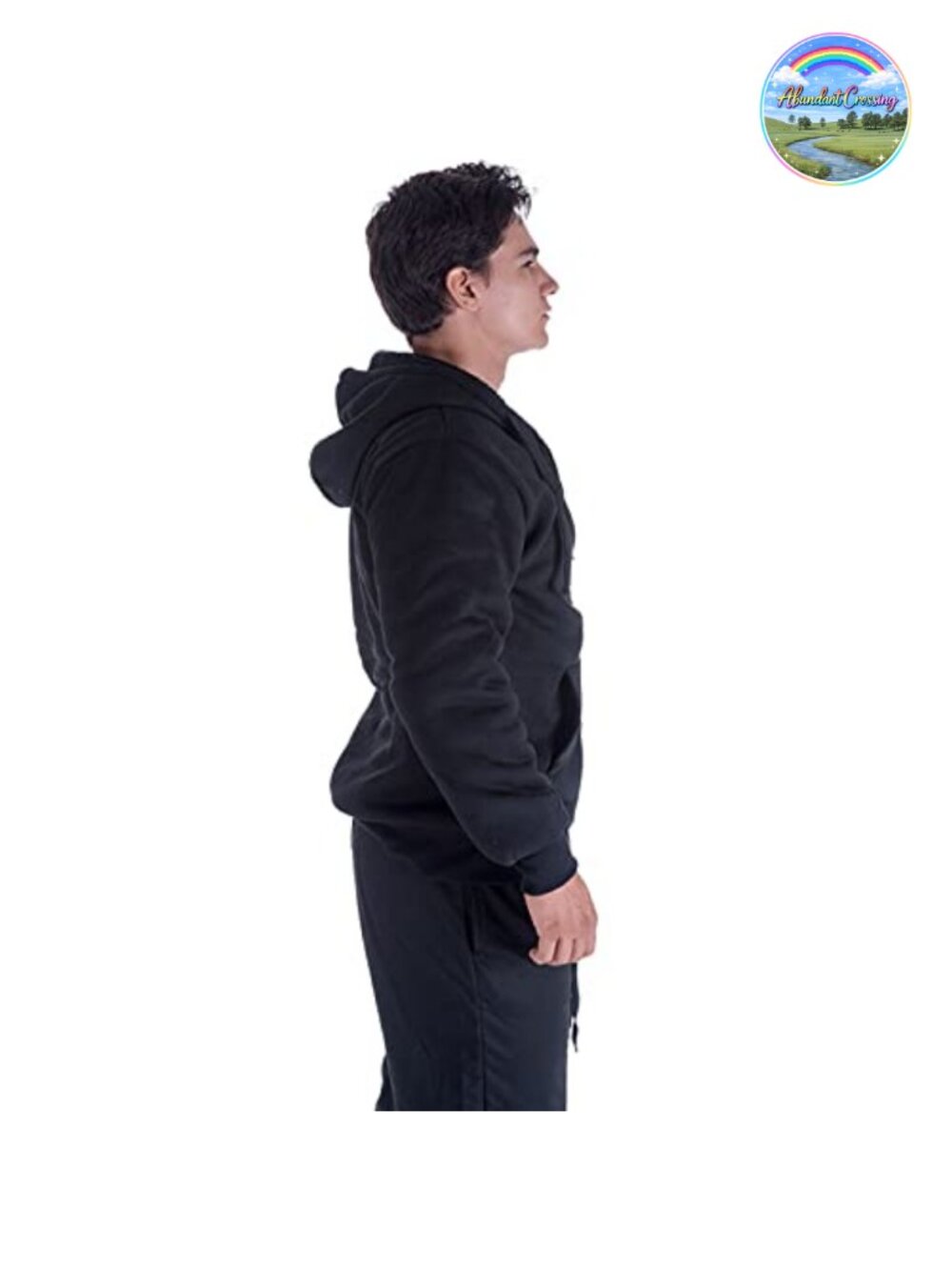 Men's Sherpa Lined Zip Up Fleece Hoodie Heavyweight Warm Winter Jacket